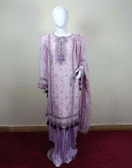 Bushra Zubair – Purple Luxury Pret